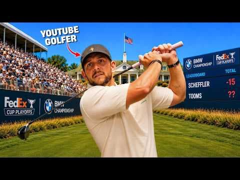 Can a YouTube Golfer Survive a Sunday Charge from Scottie Scheffler?! (BMW Championship)