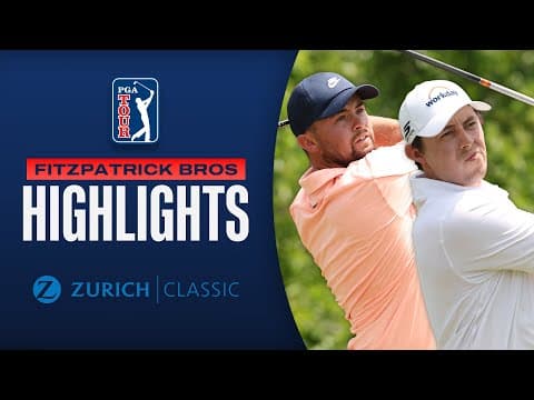 Fitzpatrick brothers set tournament record with 57! | Round 3 | Zurich Classic of New Orleans | 2026