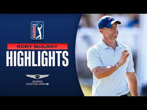 Rory McIlroy opens with 65 to share lead | Round 1 | Genesis Scottish Open | 2026