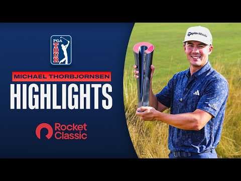 Michael Thorbjornsen gets FIRST TOUR WIN with 7-under 63! | Round 4 | Rocket Classic | 2026