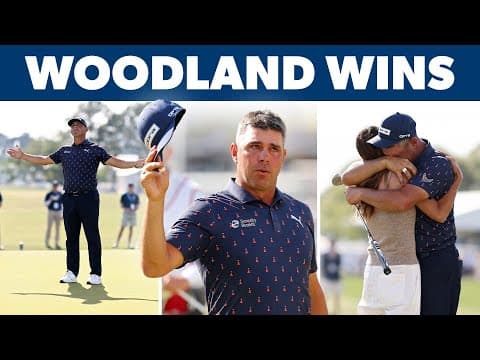 Gary Woodland's EMOTIONAL return to the Winner's Circle (6 Years Later!)