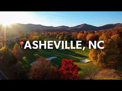 Drone flyover of the PGA Tour's NEWEST event! | The Cliffs at Walnut Cove | Biltmore Championship