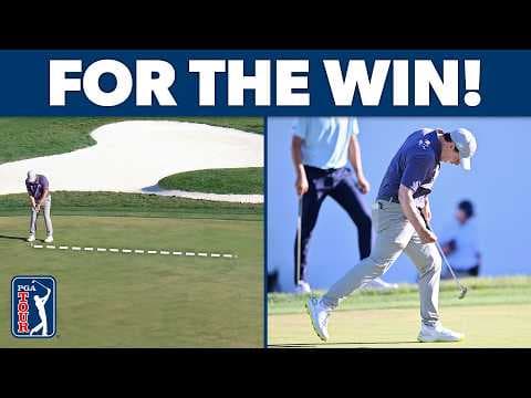 Matt Fitzpatrick sinks CLUTCH birdie putt on final hole! | Valspar Championship | 2026