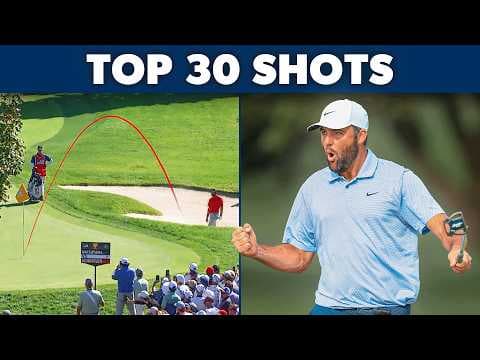 The TOP 30 shots of Scottie Scheffler's career (So far...)