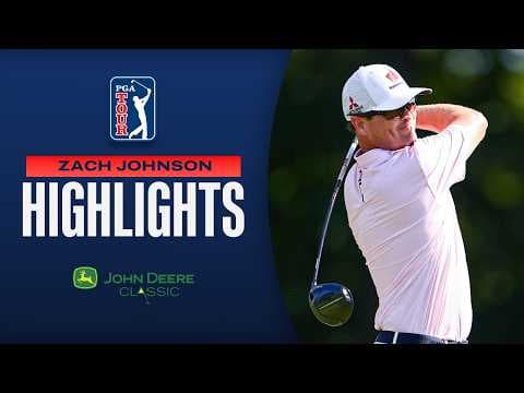 50-year-old Zach Johnson fires 7-under 64 | Round 1 | John Deere Classic | 2026