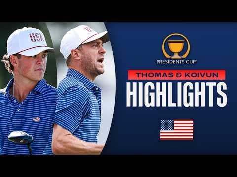 Jackson Koivun & Justin Thomas's Fiery Presidents Cup Start | Day 1 Highlights | 2026