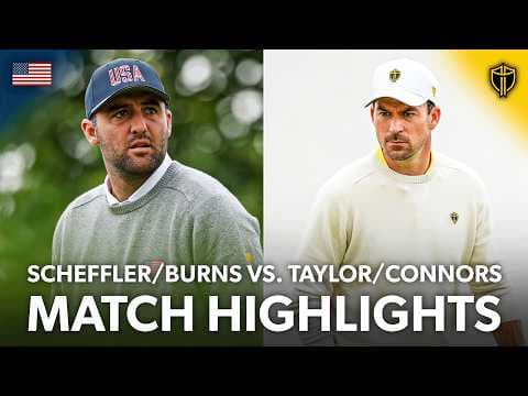 Scheffler/Burns vs. Taylor/Connors | Day 2 Presidents Cup Highlights