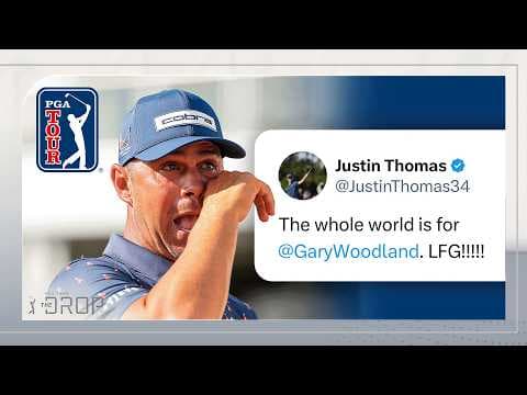 His first win since brain surgery! Reactions to Gary Woodland, Maverik McNealy joins | The Drop