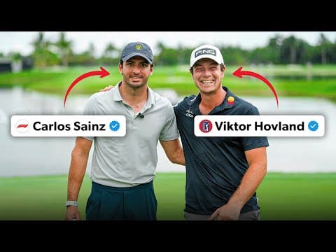 Formula 1 driver Carlos Sainz gets Mic’d Up with Viktor Hovland | Cadillac Championship