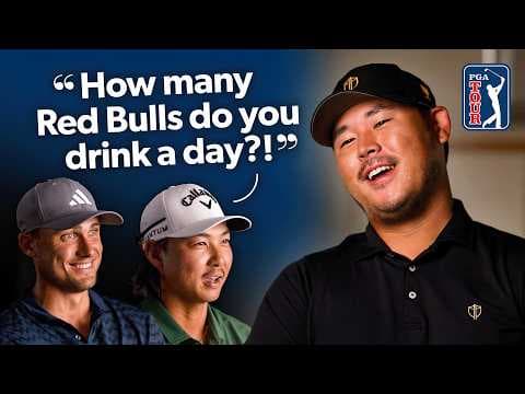 PGA Tour players ask Si Woo Kim one question (Hilarious!)