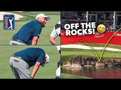 LUCKIEST shots from the 2026 PGA Tour season