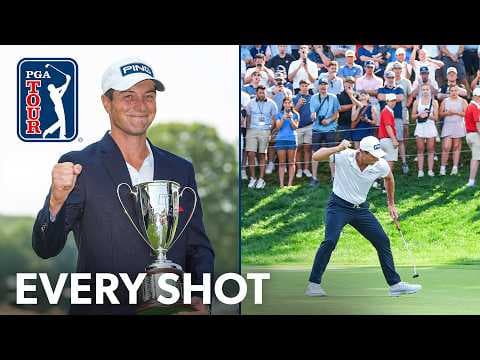 Every shot from Viktor Hovland's win at the Travelers Championship | 2026