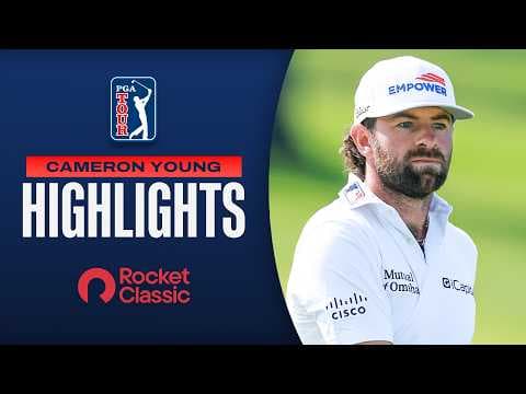 Cameron Young SURGES with record-tying 61 | Round 2 | Rocket Classic | 2026