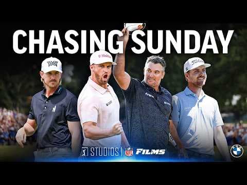 MIC'D UP All-Access with four PGA TOUR Pros on Golf's Biggest Stage | Chasing Sunday